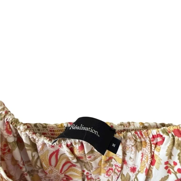 Realisation Par Floral Mini Dress in Pink and Cream - Picture 5 of 11